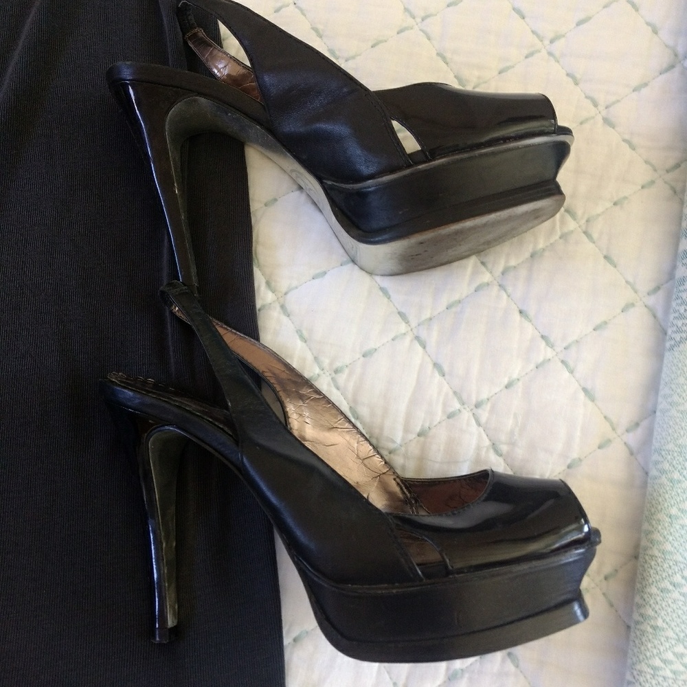 Shoes - Bebe Platform Heels